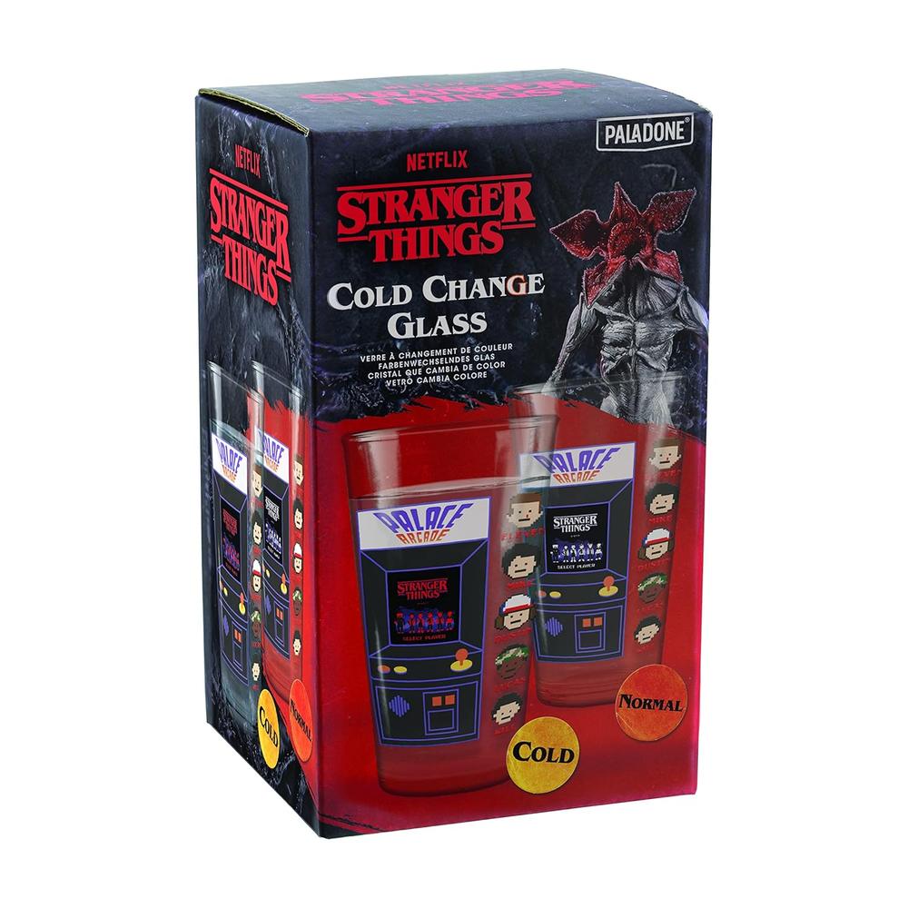 PALADONE STRANGER THINGS PALACE ARCADE, VASO CAMBIA COLOR OFICIAL - 5