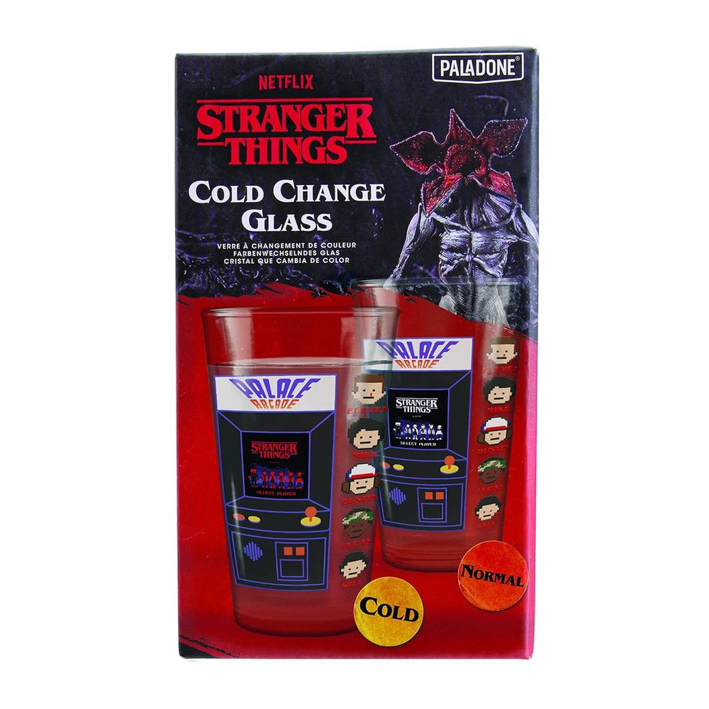 PALADONE STRANGER THINGS PALACE ARCADE, VASO CAMBIA COLOR OFICIAL - 6