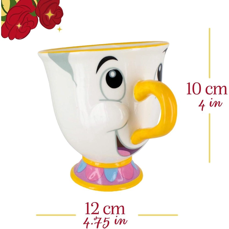 PALADONE DISNEY BELLA Y BESTIA TAZA CHIP 9 OZ / 266 ML OFICIAL - 2