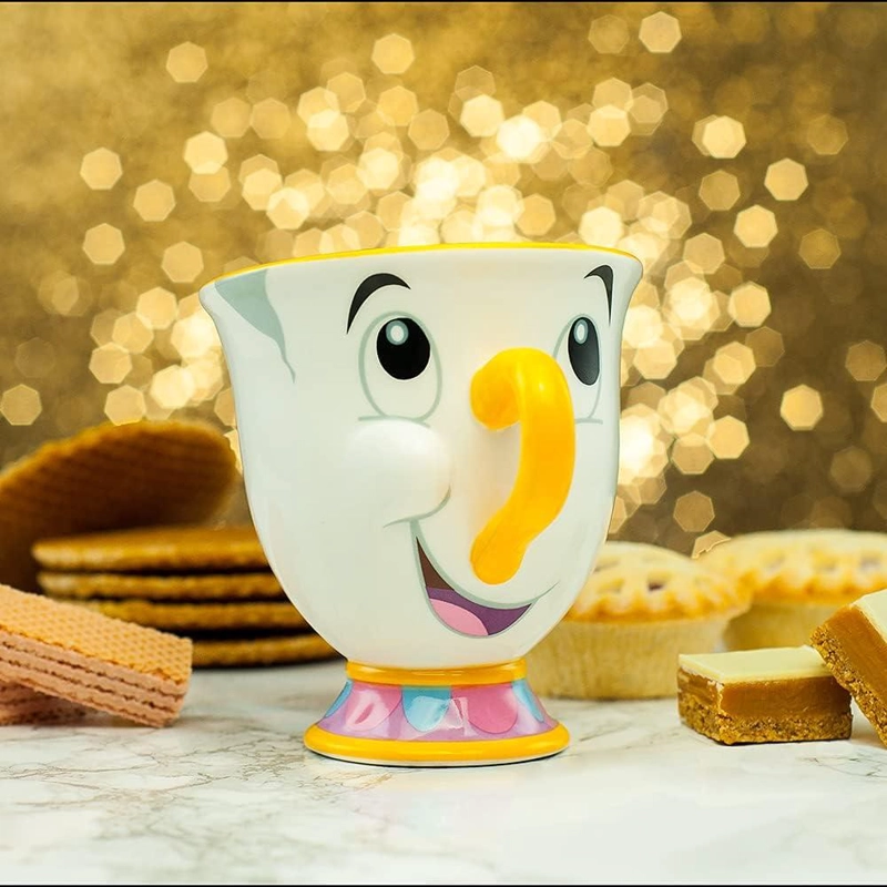 PALADONE DISNEY BELLA Y BESTIA TAZA CHIP 9 OZ / 266 ML OFICIAL - 5