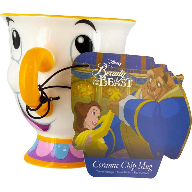PALADONE DISNEY BELLA Y BESTIA TAZA CHIP 9 OZ / 266 ML OFICIAL - 6