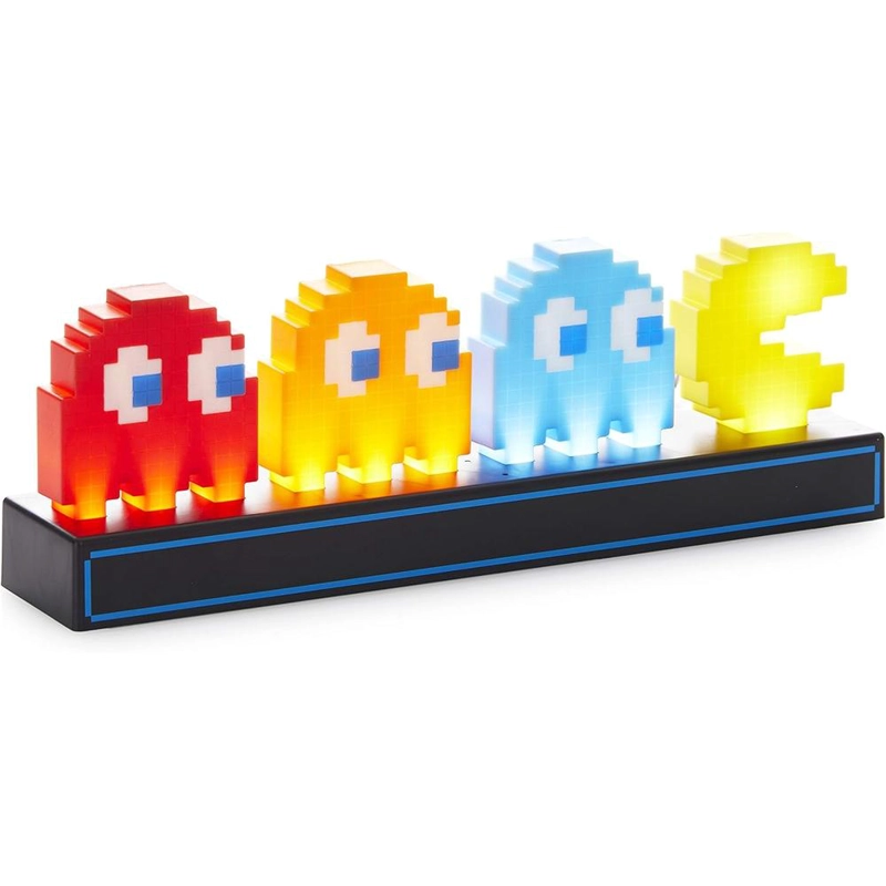 PALADONE PAC-MAN, LÁMPARA FIGURAS PAC-MAN Y FANTASMAS - 1