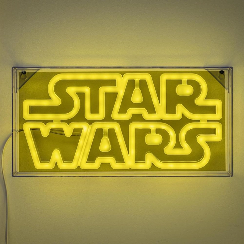 PALADONE STAR WARS, LETRERO LED DE NEÓN LOGOTIPO DECORATIVO - 3