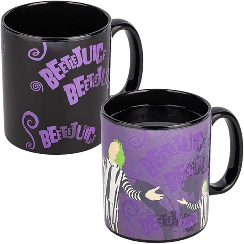 PALADONE BEETLEJUICE, TAZA TÉRMICA XL OFICIAL - 1