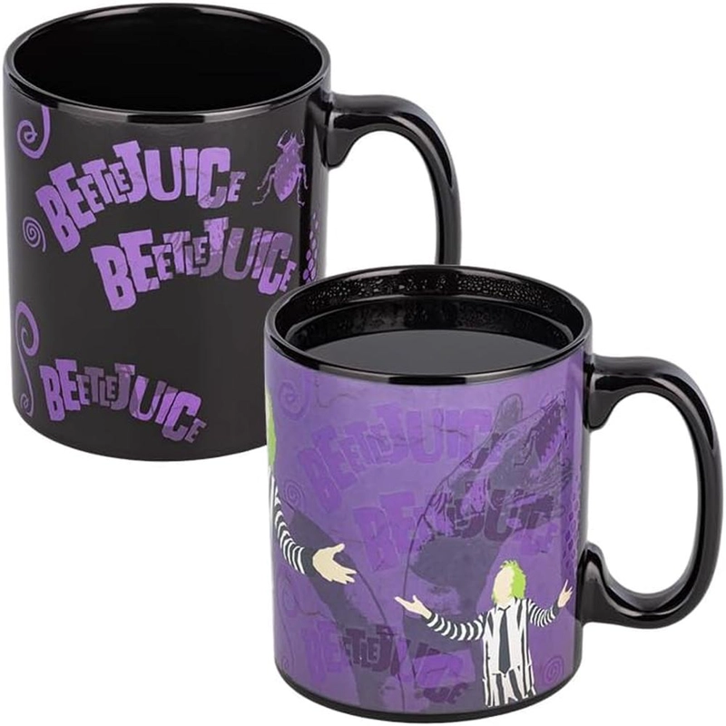 PALADONE BEETLEJUICE, TAZA TÉRMICA XL OFICIAL - 2
