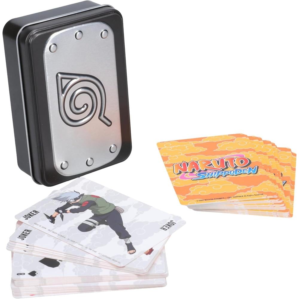 PALADONE NARUTO, NAIPES 52 CARTAS OFICIAL VERSIÓN INGLÉS - 1