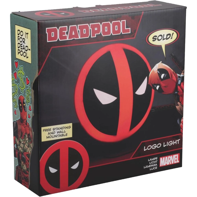 PALADONE DEADPOOL, LÁMPARA LOGOTIPO TÁCTIL OFICIAL - 5