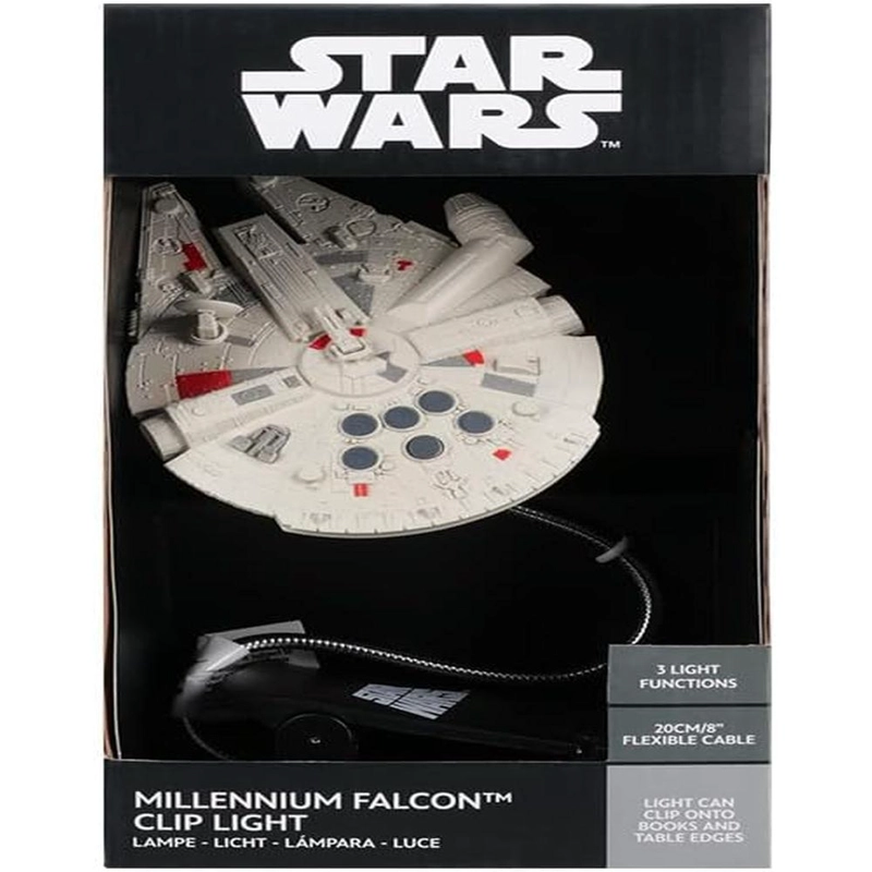 PALADONE STAR WARS MILLENNIUM FALCON, LÁMPARA LECTURA CLIP - 5