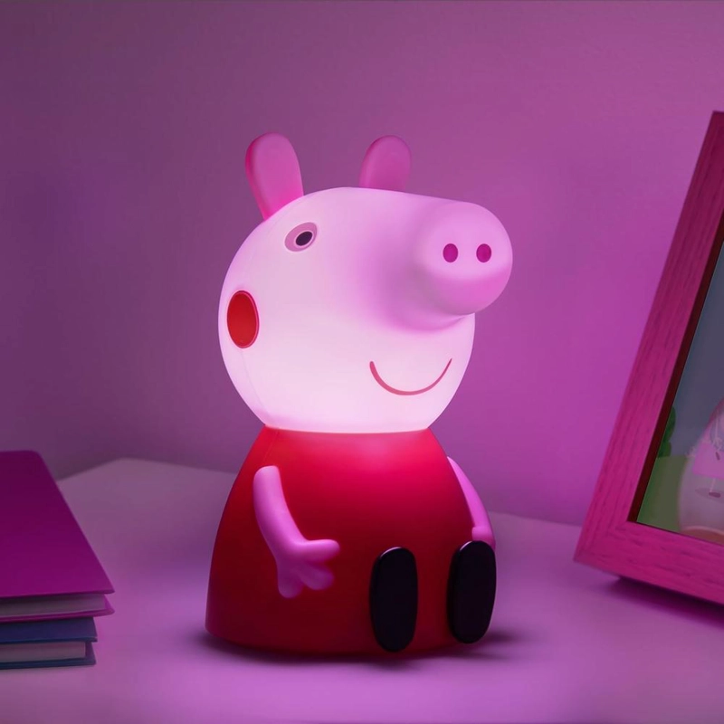 PALADONE PEPPA PIG, LÁMPARA FIGURA CON SONIDO OFICIAL - 2