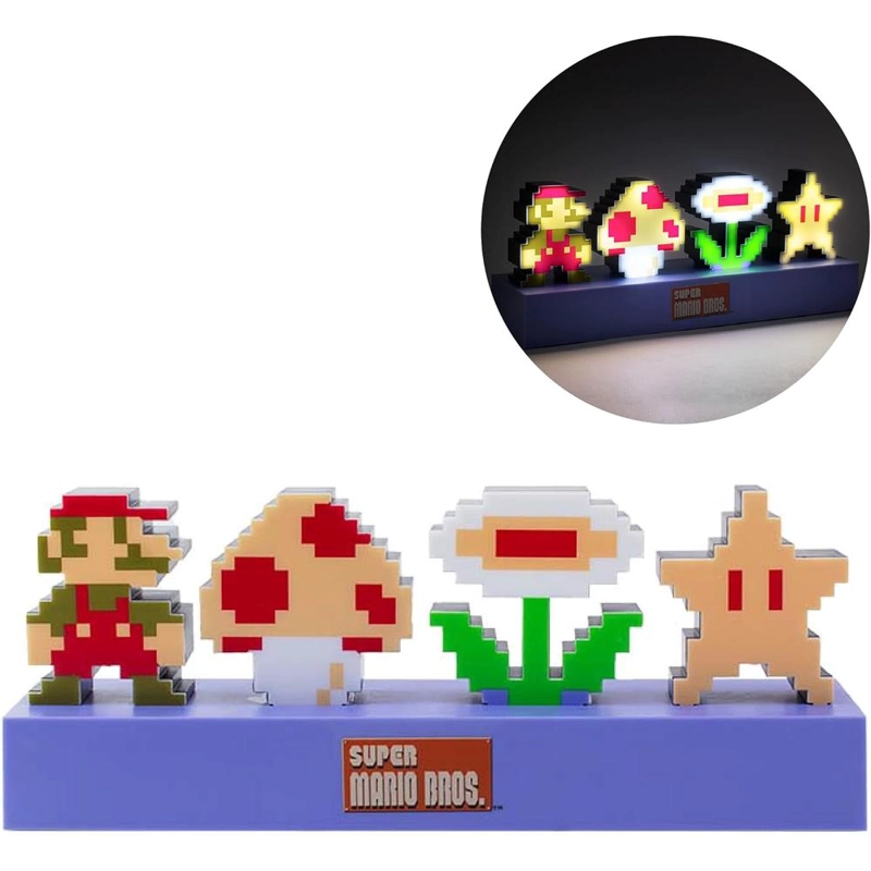 PALADONE SUPER MARIO BROS, FIGURA CON LUZ REACTIVA AL SONIDO - 1