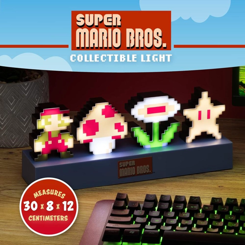 PALADONE SUPER MARIO BROS, FIGURA CON LUZ REACTIVA AL SONIDO - 3
