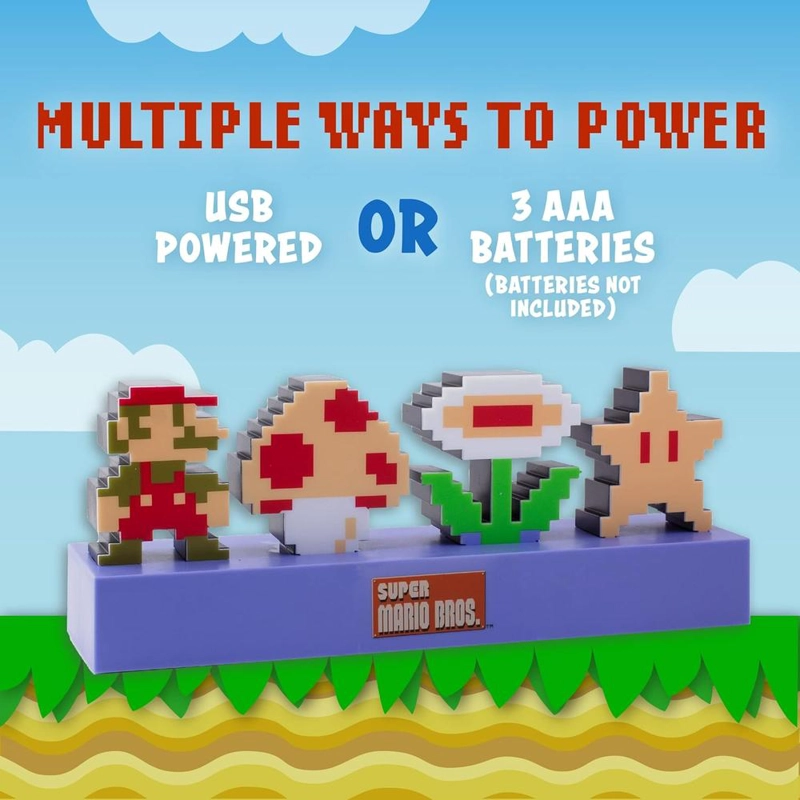 PALADONE SUPER MARIO BROS, FIGURA CON LUZ REACTIVA AL SONIDO - 5