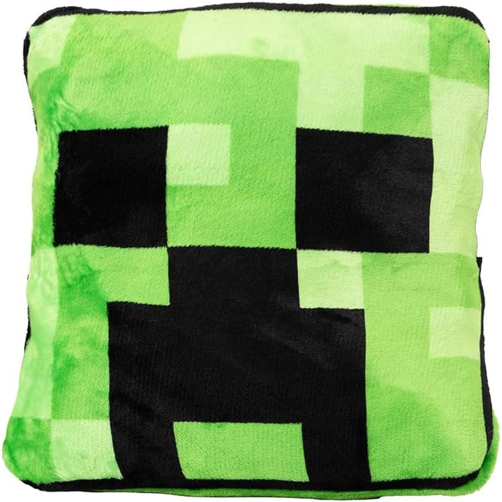 PALADONE MINECRAFT CREEPER, MANTA COJÍN 2 EN 1 OFICIAL - 4