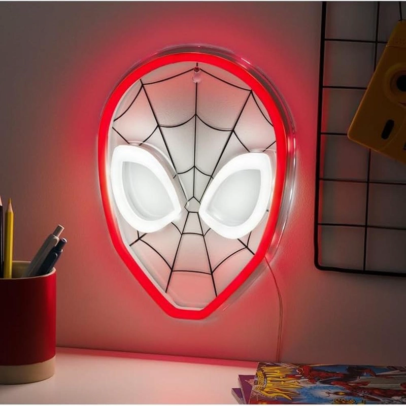 PALADONE SPIDER-MAN, LUZ LED DE NEÓN MURAL MARVEL - 1
