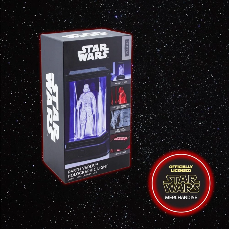 PALADONE STAR WARS DARTH VADER, LÁMPARA HOLOGRÁFICA - 5
