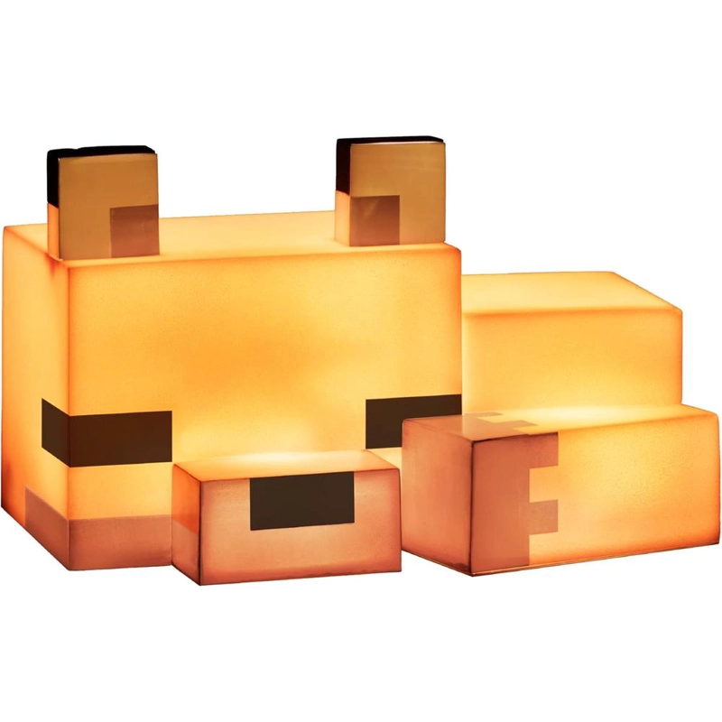 PALADONE MINECRAFT ZORRO, LUZ NOCTURNA BRILLO NARANJA OFICIAL - 1
