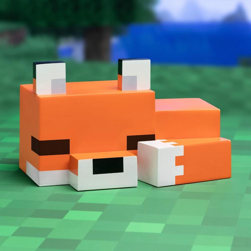PALADONE MINECRAFT ZORRO, LUZ NOCTURNA BRILLO NARANJA OFICIAL - 4