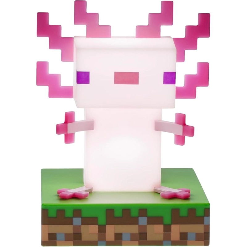 PALADONE MINECRAFT AXOLOTL, LÁMPARA ESCRITORIO OFICIAL - 1