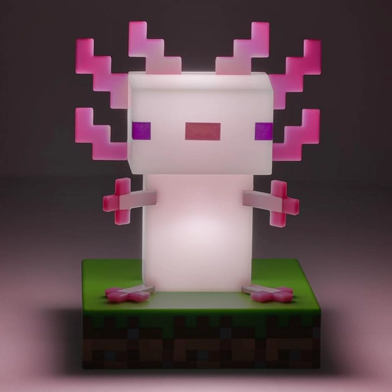 PALADONE MINECRAFT AXOLOTL, LÁMPARA ESCRITORIO OFICIAL - 2