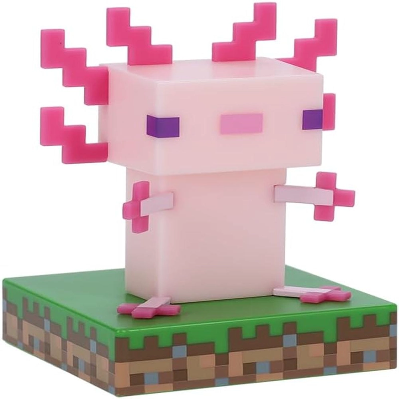 PALADONE MINECRAFT AXOLOTL, LÁMPARA ESCRITORIO OFICIAL - 4