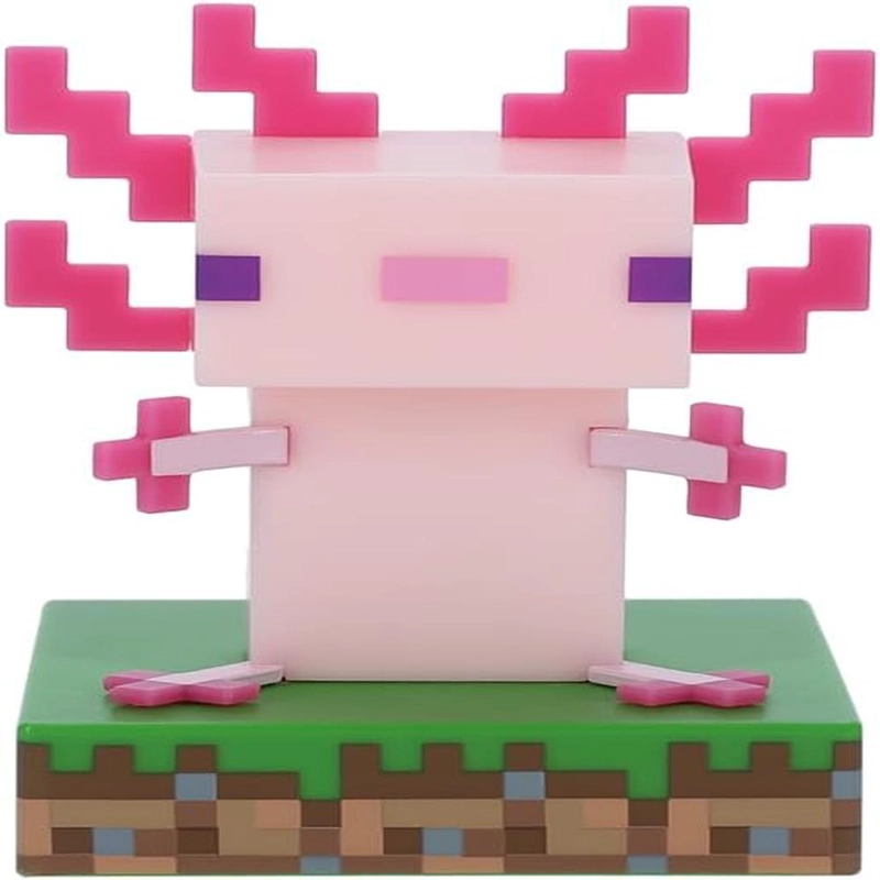 PALADONE MINECRAFT AXOLOTL, LÁMPARA ESCRITORIO OFICIAL - 5