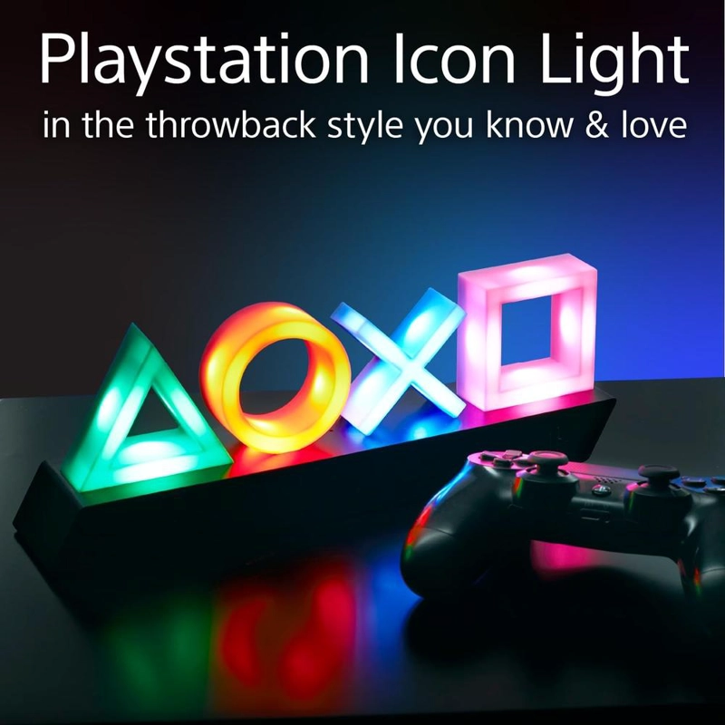 PALADONE PLAYSTATION, ÍCONOS DE CONTROLADOR CON LUZ - 2