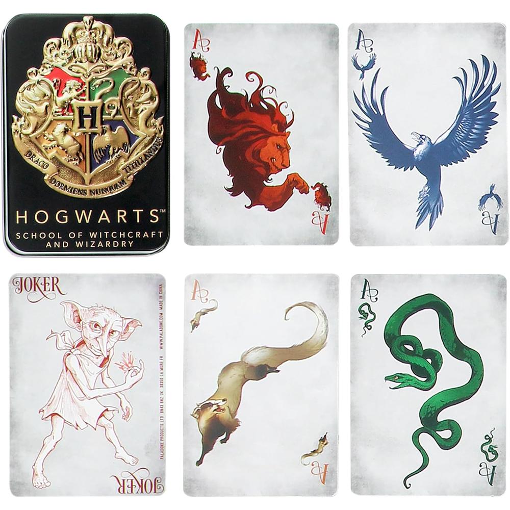 PALADONE HOGWARTS, JUEGO DE CARTAS CASAS DE HARRY POTTER VERSIÓN INGLÉS - 1