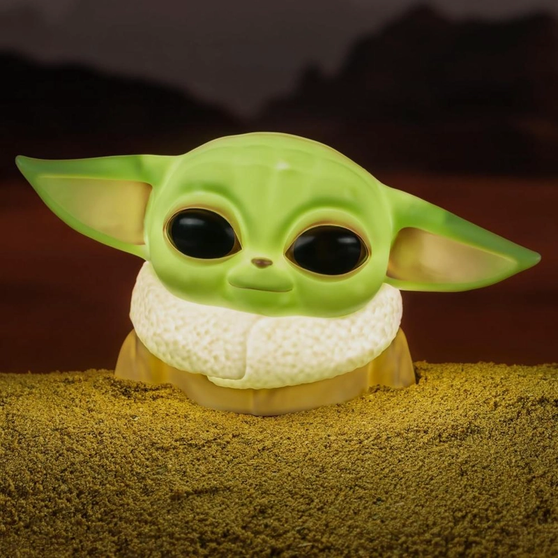 PALADONE STAR WARS MANDALORIAN BABY YODA, LÁMPARA ESCRITORIO OFICIAL - 2