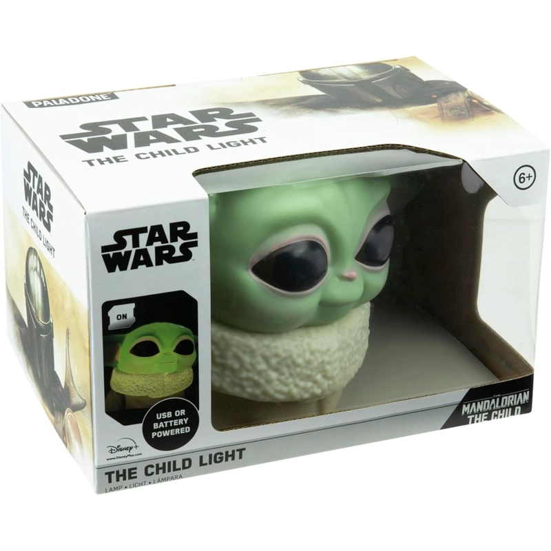 PALADONE STAR WARS MANDALORIAN BABY YODA, LÁMPARA ESCRITORIO OFICIAL - 4