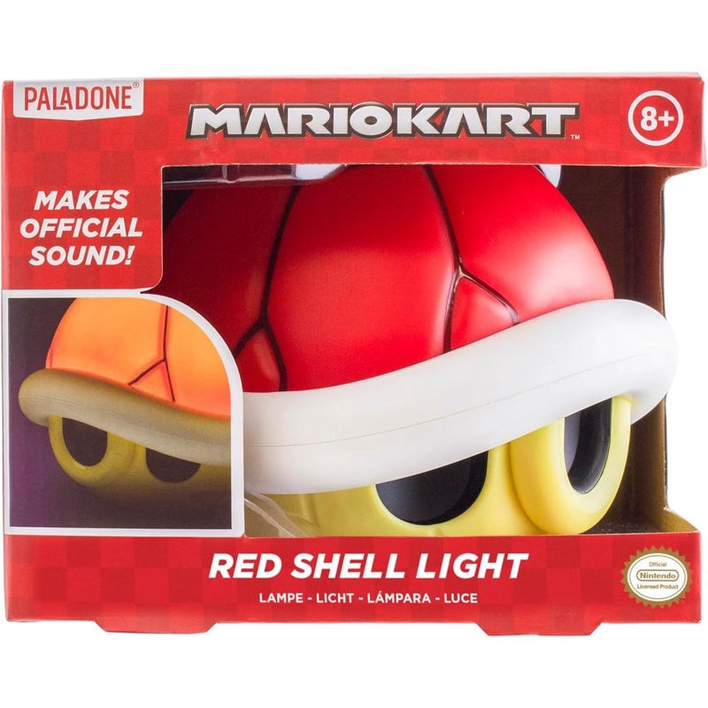 PALADONE SUPER MARIO, LÁMPARA CAPARAZÓN ROJO CON SONIDO OFICIAL - 1