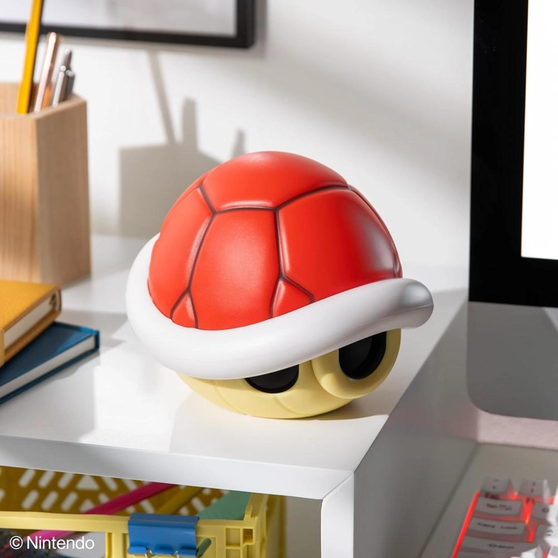 PALADONE SUPER MARIO, LÁMPARA CAPARAZÓN ROJO CON SONIDO OFICIAL - 3