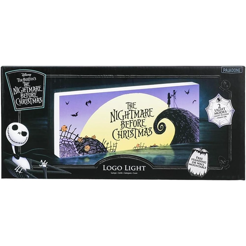 PALADONE PESADILLA ANTES DE NAVIDAD, LUZ LOGOTIPO JACK SKELLINGTON - 4