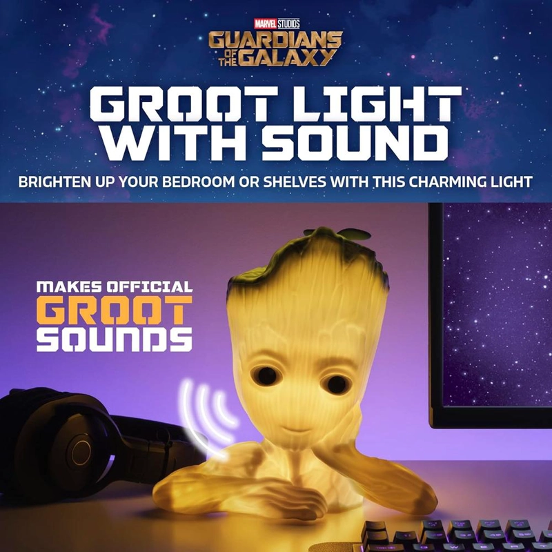 PALADONE GUARDIANES DE LA GALAXIA GROOT, FIGURA CON LUZ Y SONIDO OFICIAL - 2