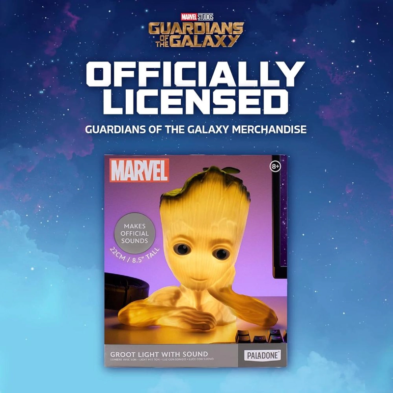 PALADONE GUARDIANES DE LA GALAXIA GROOT, FIGURA CON LUZ Y SONIDO OFICIAL - 5