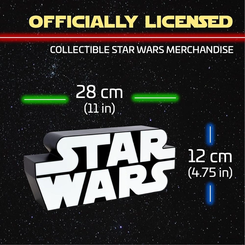 PALADONE STAR WARS, LÁMPARA LOGOTIPO OFICIAL - 3
