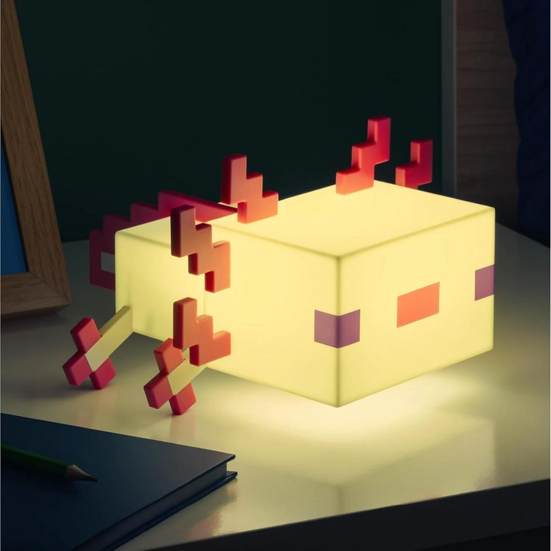 PALADONE MINECRAFT AXOLOTL, LÁMPARA CINCO MODOS DE COLOR - 5