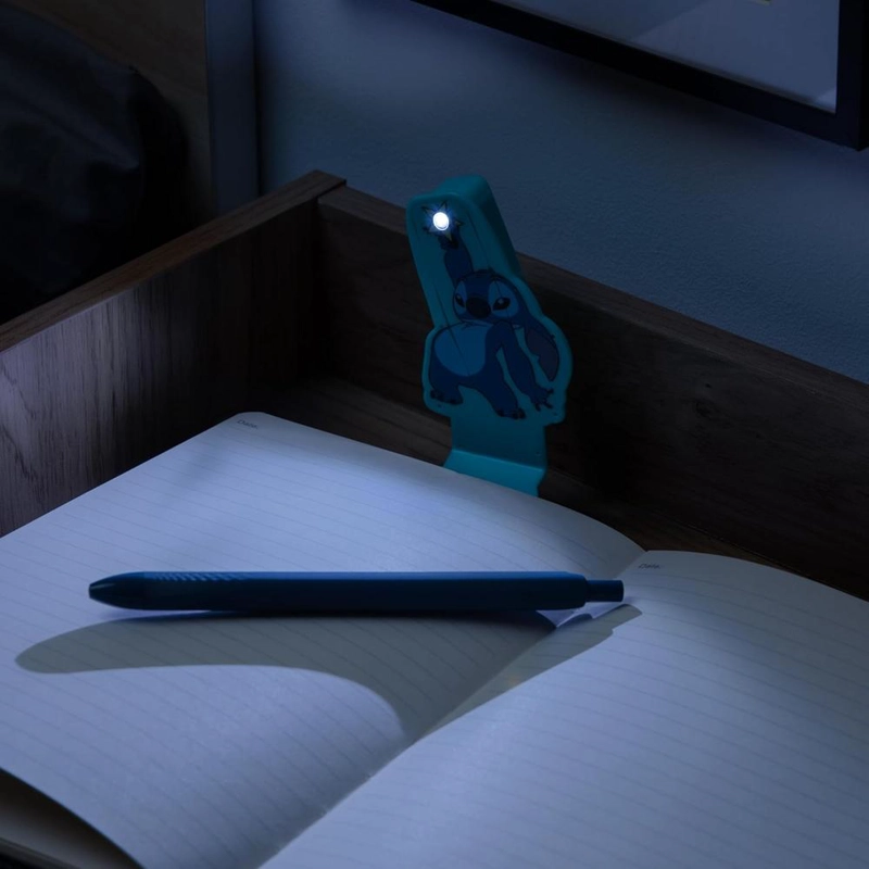 PALADONE DISNEY STITCH, LÁMPARA LECTURA LED CLIP LILO Y STITCH OFICIAL - 3