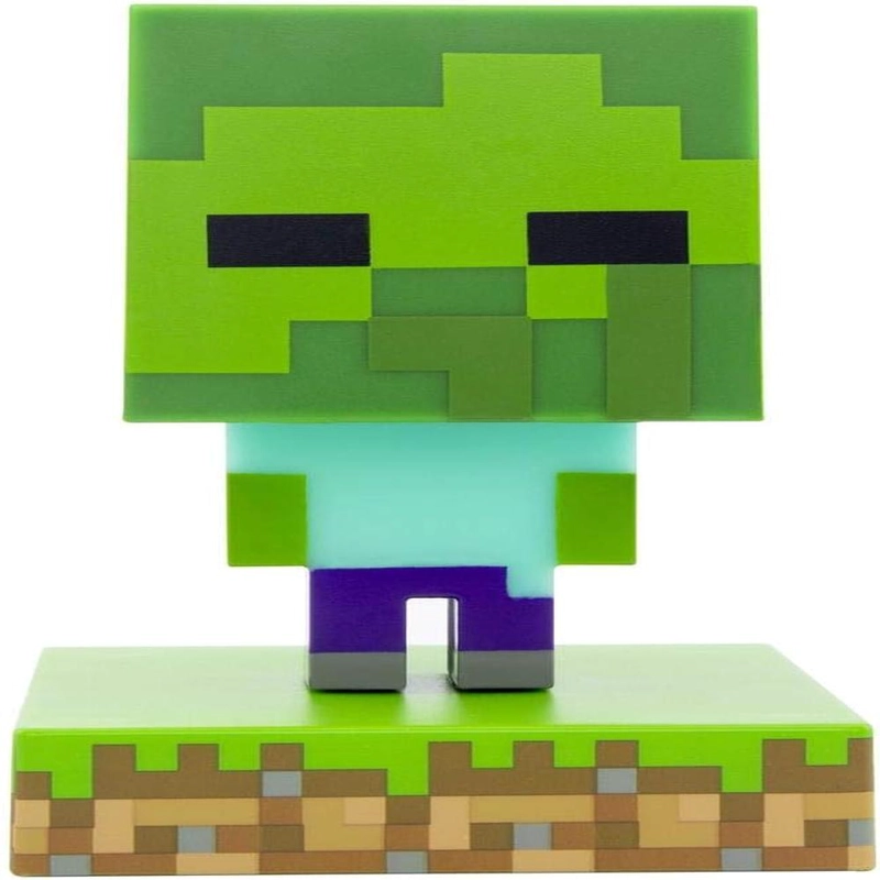 PALADONE MINECRAFT ZOMBIE, LUZ NOCTURNA OFICIAL - 1