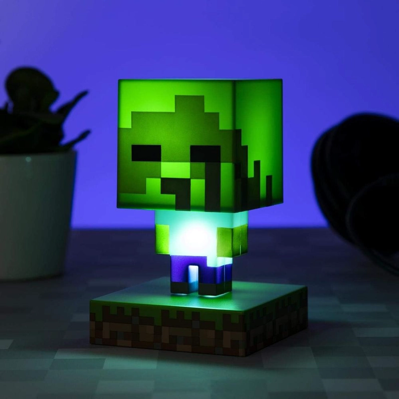 PALADONE MINECRAFT ZOMBIE, LUZ NOCTURNA OFICIAL - 2
