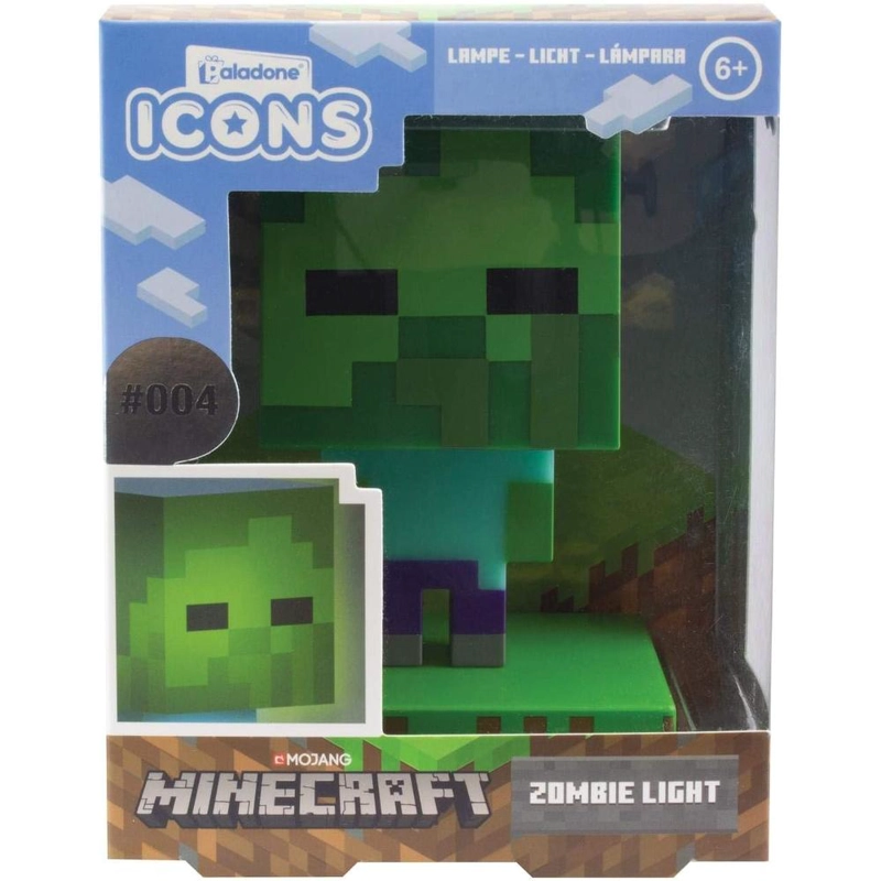 PALADONE MINECRAFT ZOMBIE, LUZ NOCTURNA OFICIAL - 3