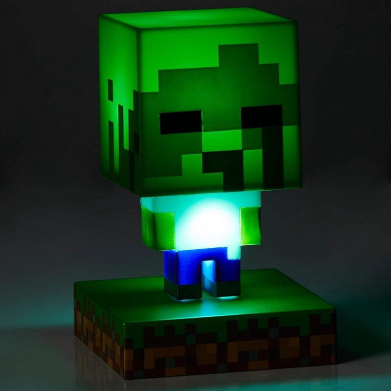 PALADONE MINECRAFT ZOMBIE, LUZ NOCTURNA OFICIAL - 4