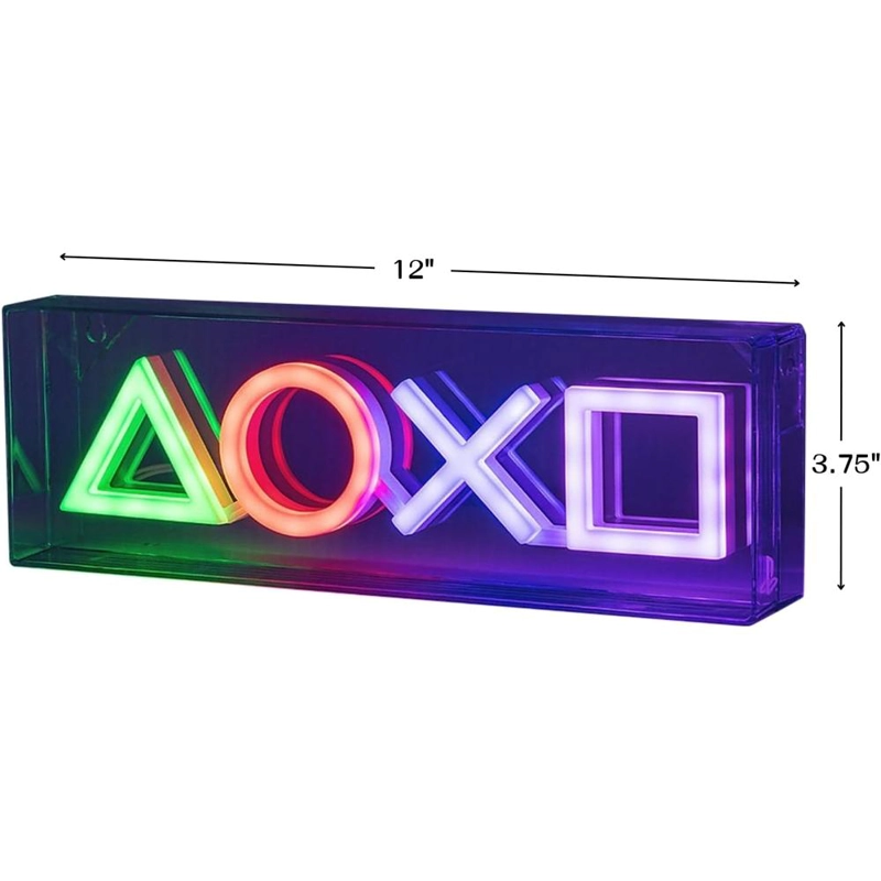 PALADONE PLAYSTATION, LUZ LED NEÓN PARED O ESCRITORIO - 2