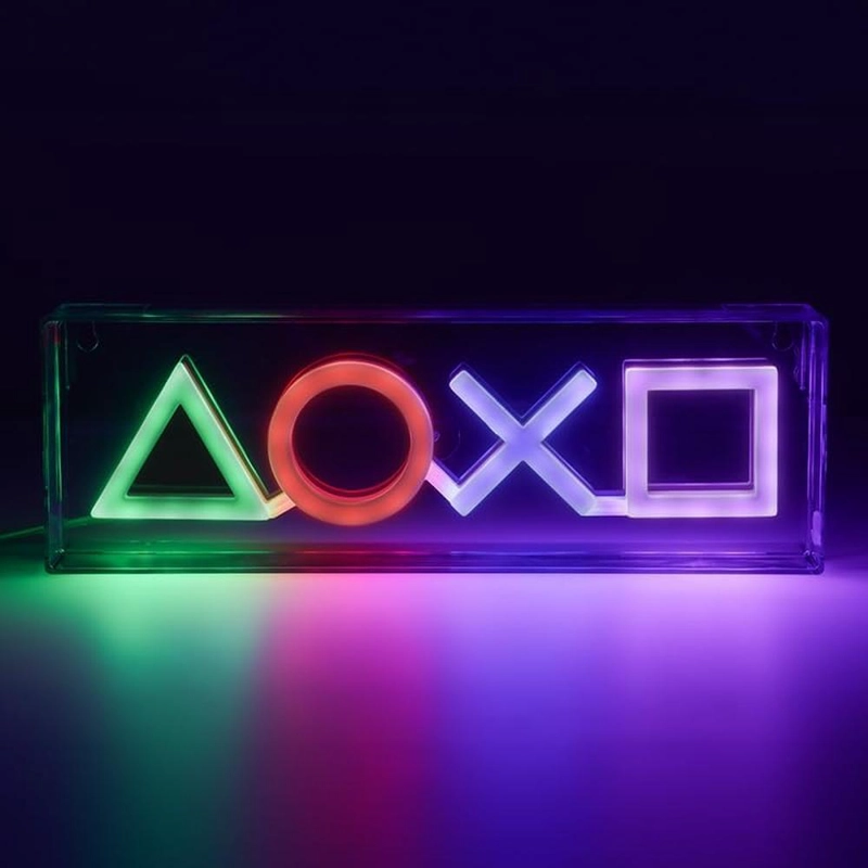 PALADONE PLAYSTATION, LUZ LED NEÓN PARED O ESCRITORIO - 4