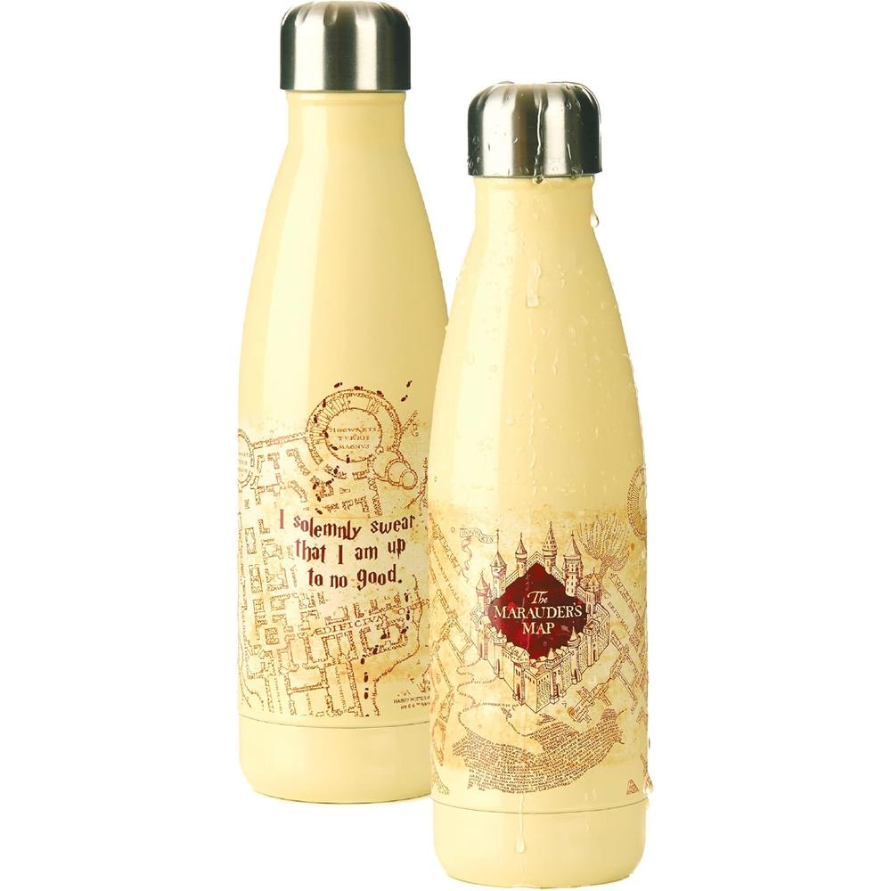 PALADONE HARRY POTTER MAPA DEL MERODEADOR, BOTELLA DE AGUA METÁLICA 500 ML OFICIAL - 1