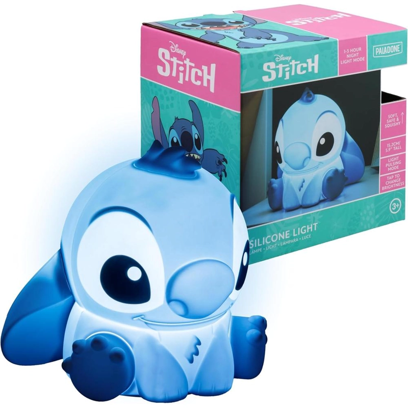 PALADONE DISNEY STITCH SQUISHY LAMP, LÁMPARA ESCRITORIO OFICIAL - 1