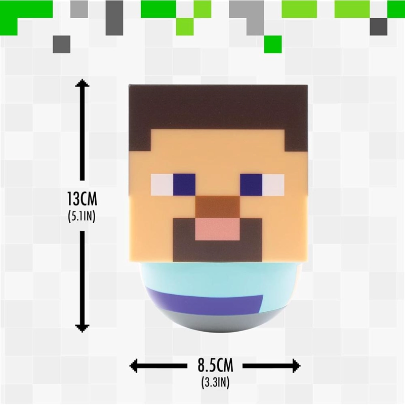 PALADONE MINECRAFT STEVE SWAYING, LUZ NOCTURNA OFICIAL - 4
