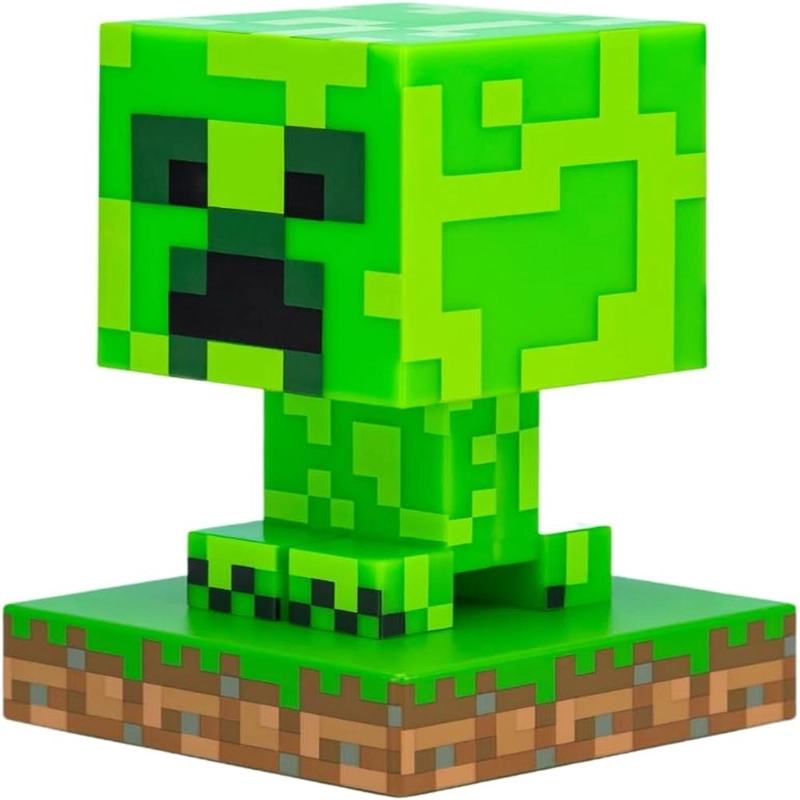 PALADONE MINECRAFT CREEPER, LÁMPARA 3D 12 CM OFICIAL - 1