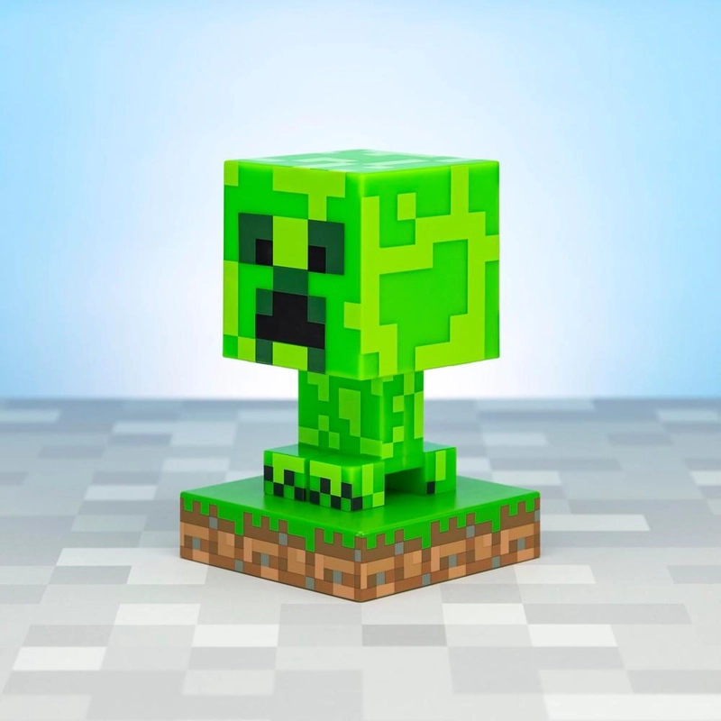 PALADONE MINECRAFT CREEPER, LÁMPARA 3D 12 CM OFICIAL - 3