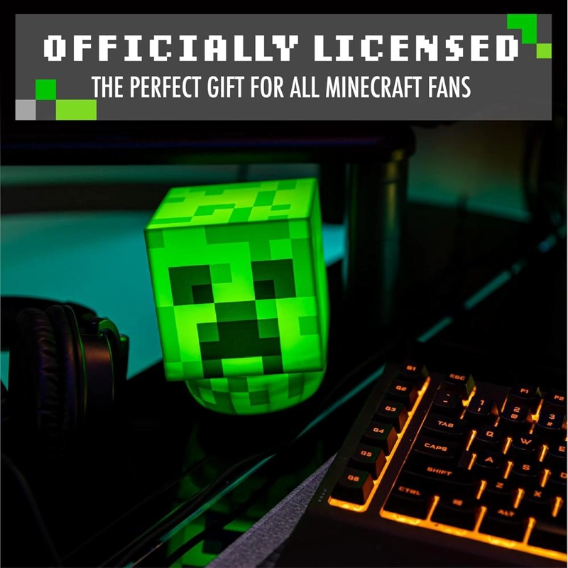 PALADONE MINECRAFT CREEPER SWAY, LÁMPARA OFICIAL - 5