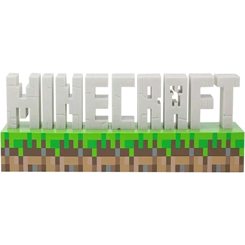 PALADONE MINECRAFT, LÁMPARA LOGOTIPO OFICIAL - 1